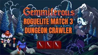 Match-3 Meets Roguelite Dungeon Crawler! Gemmiferous Demo Gameplay screenshot 2