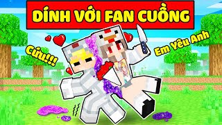 NẾU NHƯ TÔ GÀ VÀ FAN CUỒNG BỊ DÍNH VỚI NHAU BẰNG KEO SIÊU DÍNH TRONG MINECRAFT*TÔ GÀ THỬ THÁCH 24H