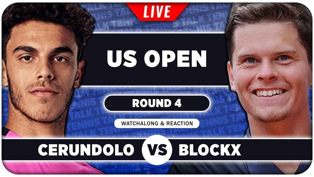 CERUNDOLO vs BLOCKX • US Open 2026 • LIVE Tennis Watchalong