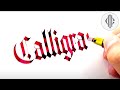 Satisfying Calligraphy Video Compilation ( Best Old English Calligraphy )