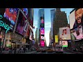 New York City Videowalk, Times Square Manhattan【4K】