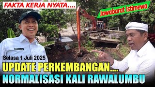 UPDATE NORMALISASI KALI RAWALUMBU KOTA BEKASI | SEMAKIN TERLIHAT PERKEMBANGANNYA