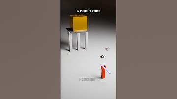Unique Lever System with Different Weights Perform  Satisfying Demolition #satisfying #animation #3d