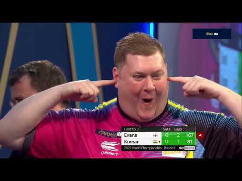 2022 PDC World Darts Championship Day01: Evans R . - Kumar N.