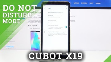 How to Mute CUBOT X19 – Activate Do Not Disturb Mode