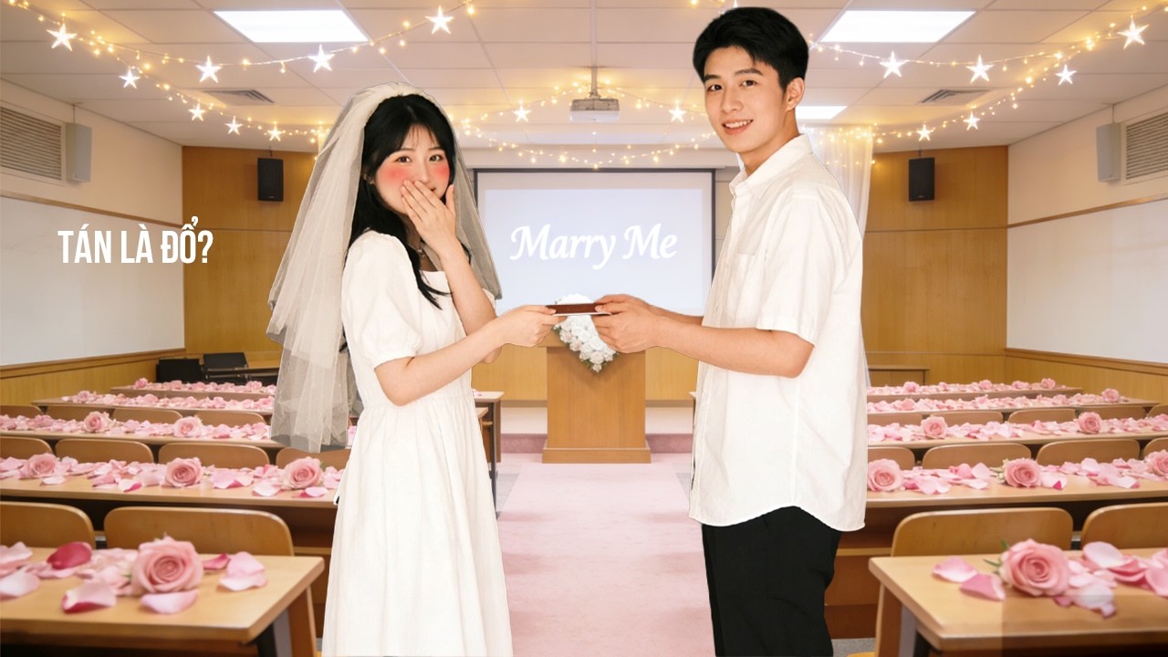 Cô Gái Đâm Ngay Vào Soái Ca Trường, Đòi Cưới Anh Ngay Lần Đầu Gặp Và Bí Mật Đằng Sau? #trending