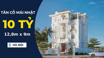 Siêu Phẩm Trọn Gói Nội – Ngoại Thất Biệt Thự Tân Cổ 4 Tầng 12,8m X 9m Tại Bắc Từ Liêm, Hà Nội