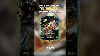 TOP 5 OPTIONS FOR ‘El Tiburon’ EVOLUTION ON FC26‼️ #fc26 #eafc26 #evolution