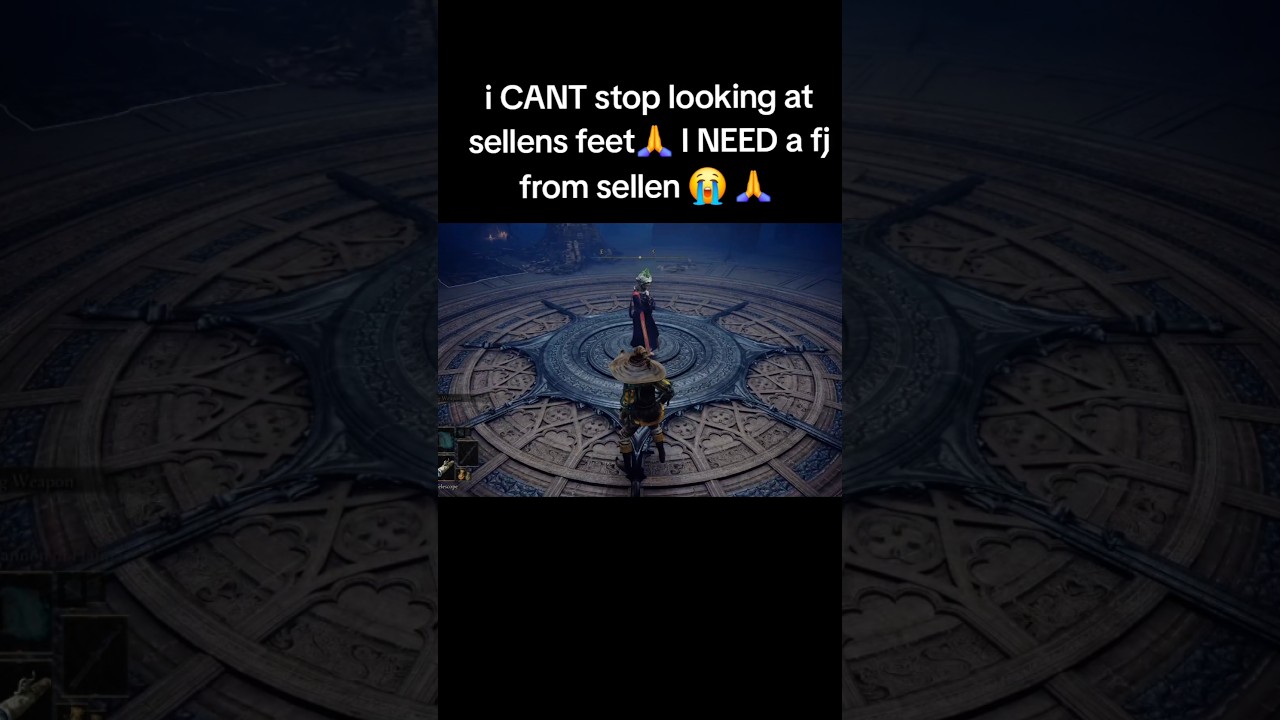 Can’t Stop Looking at Sellen’s Feet… Elden Ring Meme