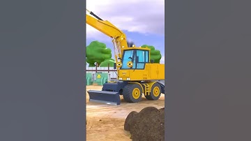Thumbnail of Construction Vehicles song 🚧 | HeyKids Nursery Rhymes | Animaj Kids #shorts