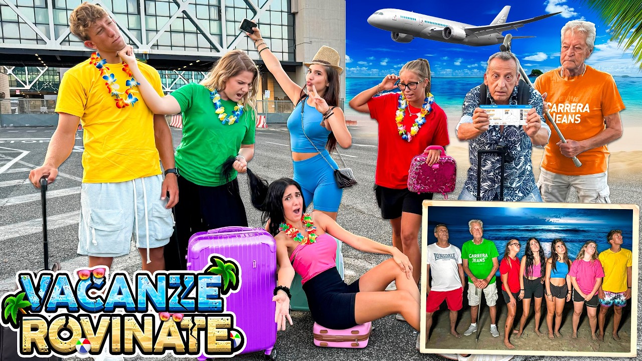 PARTIAMO IN VACANZA! ZIA NICOLE LITIGA CON TUTTI I SUOI AMICI E RIMANGONO SOLI SU UN ISOLA DESERTA!