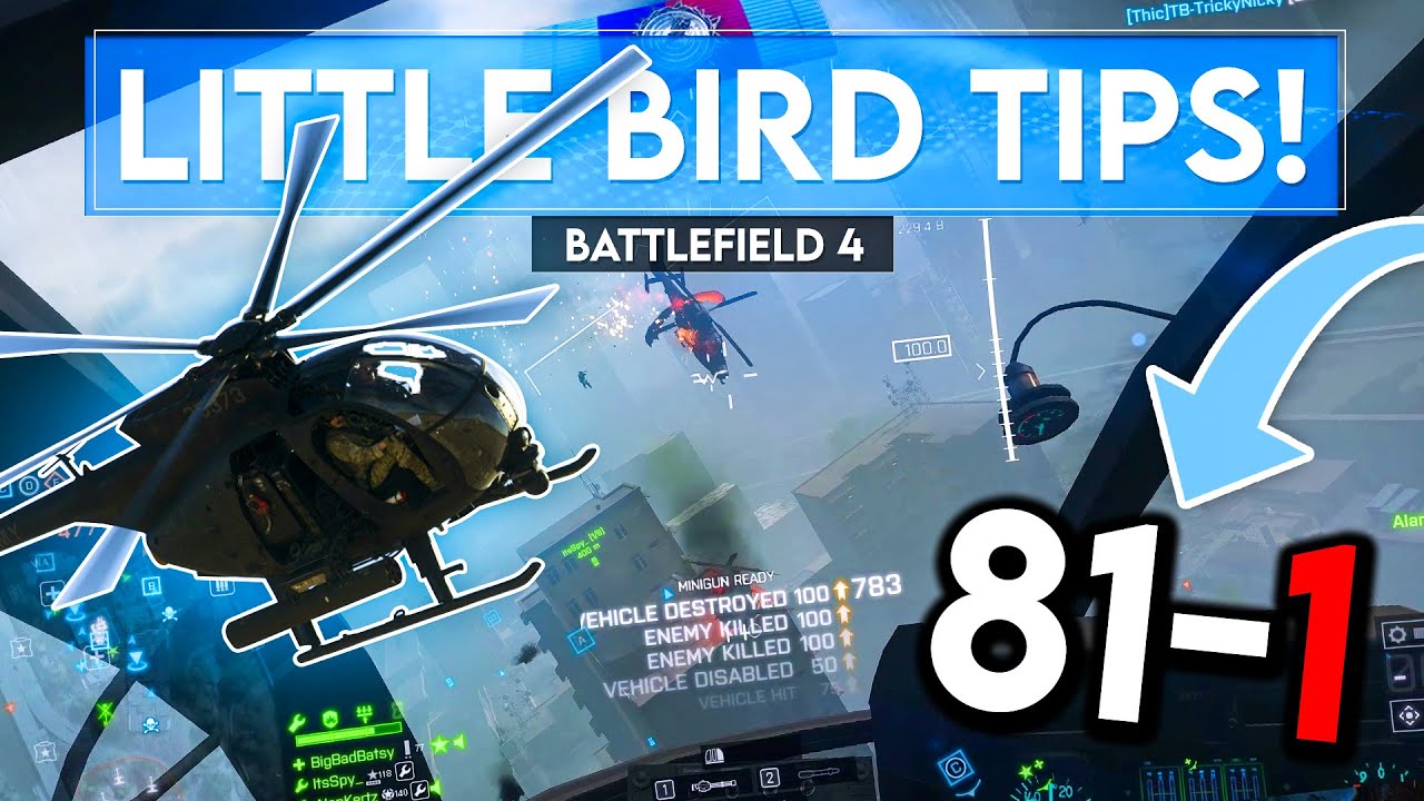 How I MASTERED the Scout Heli in Battlefield 4!