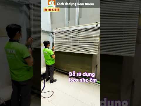 Video Cách Sử Dụng Mành Rèm Sáo Nhôm Cản Sáng - TiTaco - youtube