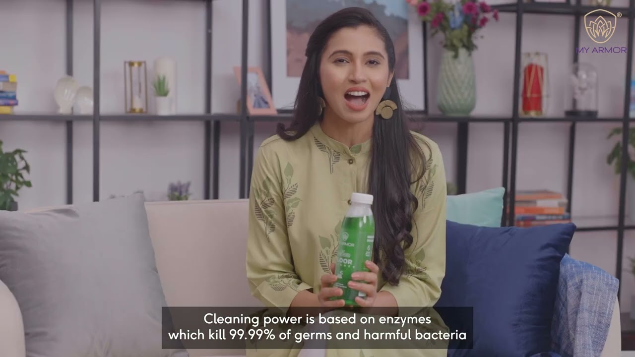 MY ARMOR Floor Cleaner | Plant Based , Non-Toxic, Eco-friendly , Organic Floor Cleaning Liquid