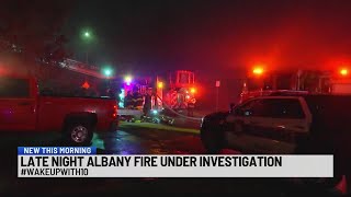 Late night Albany fire under investigation
