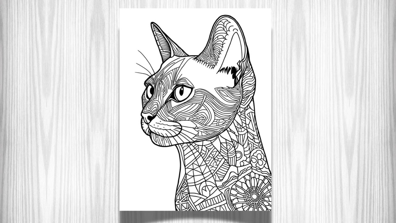 Funny & Majestic! "Regal Felines" Historical Cat Portraits Coloring Book Flip Through