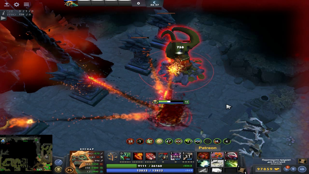 Roshan defense rebirth карта