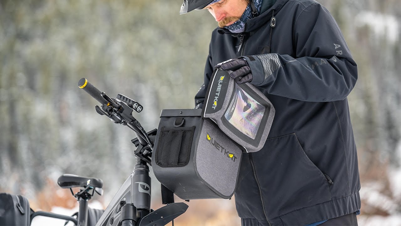 QuietKat Handlebar Bag YouTube