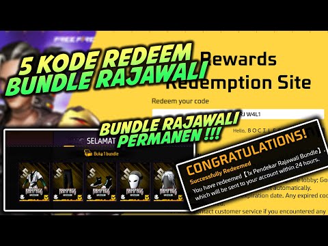 BURUAN KLAIM!!! BUNDLE RAJAWALI PERMANEN GRATIS DARI KODE REDEEM FF TERBARU