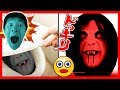 ドッキリ トイレの便座に幽霊(ゆうれい)貞子(サダコ)~予想外の事態に…★ふたりはなかよし♪