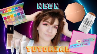 Neon Cut Crease Makeup Tutorial - Get Ready With Me