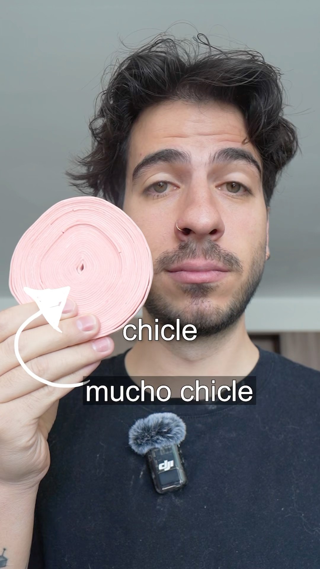Hice una bomba gigante de chicle.
