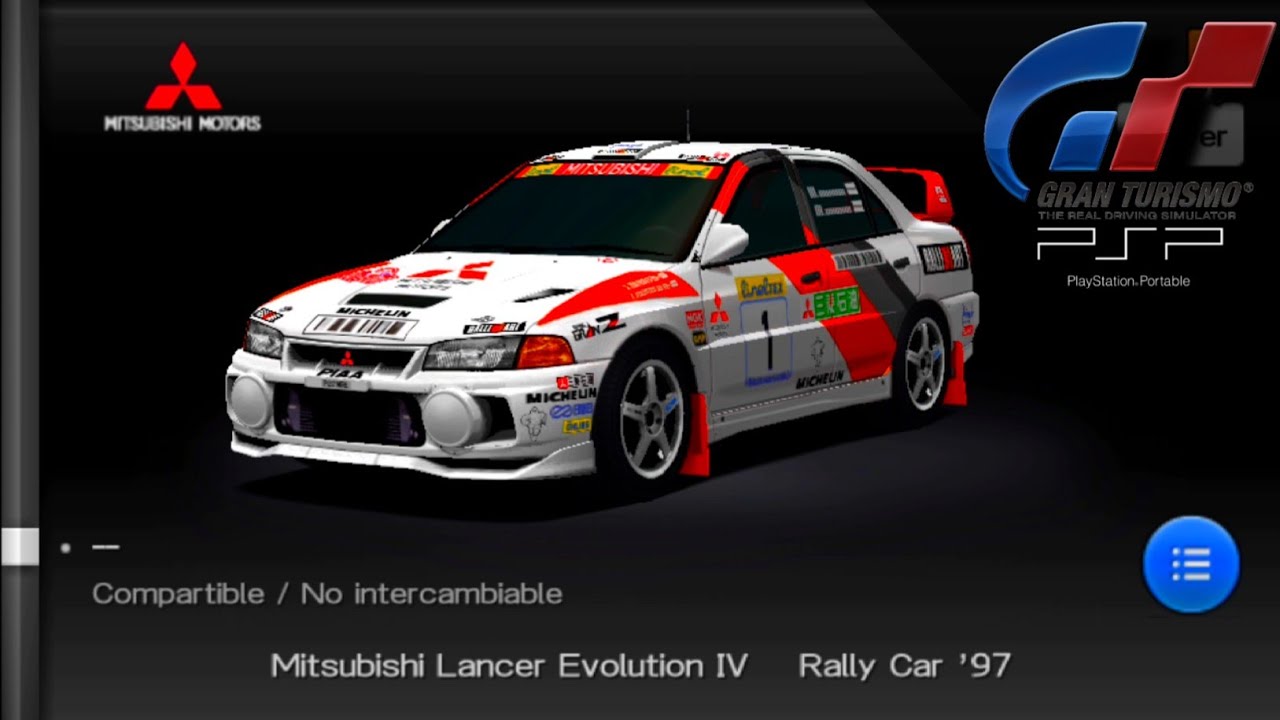 Mitsubishi Lancer Evolution IV Rally Car '97 | Gran Turismo PSP