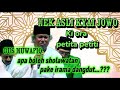 Kecerdasan Kyai jowo,patut di acungi jempol