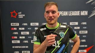 Tin Lučin nakon utakmice THW Kiel - NEXE