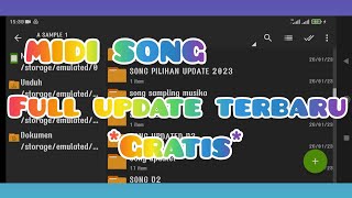 MIDI SONG FULL UPDATE TERBARU *GRATIS*