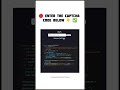 Generate CAPTCHA Code in JavaScript using Random Function | JS Logic Short #javascript