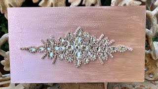 Turning a cigar box into a jewelry box