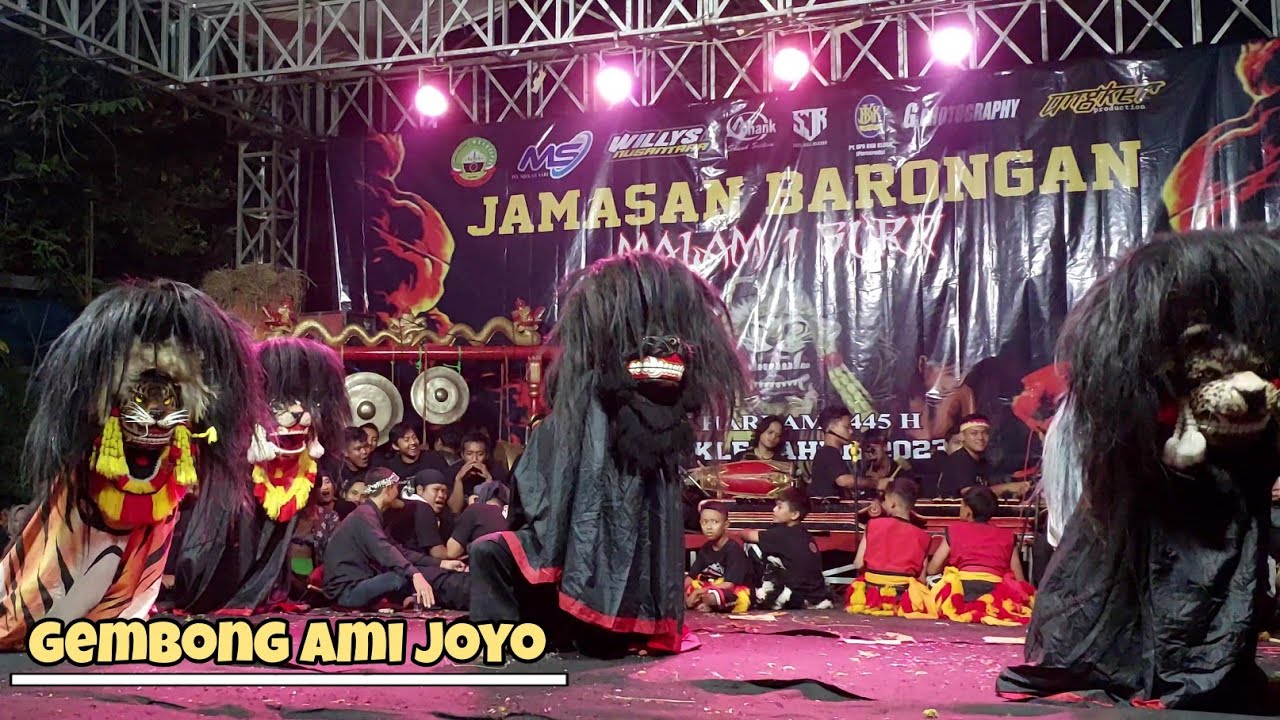 Rampak Barongan blora GEMBONG AMI JOYO Jamasan malam 1 suro kelurahan bangkle