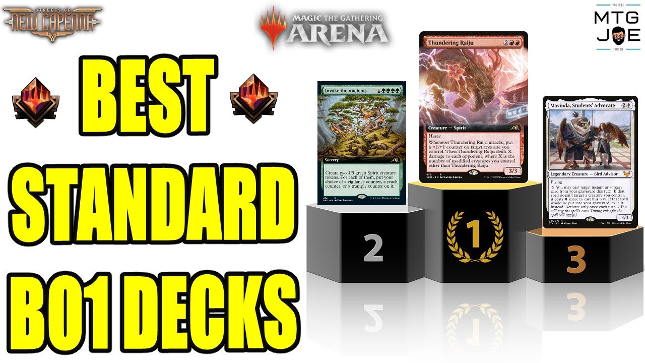 WEEKLY BEST DECKS MTG STANDARD BEST OF ONE | Magic the Gathering Arena |  Standard Bo1 - YouTube