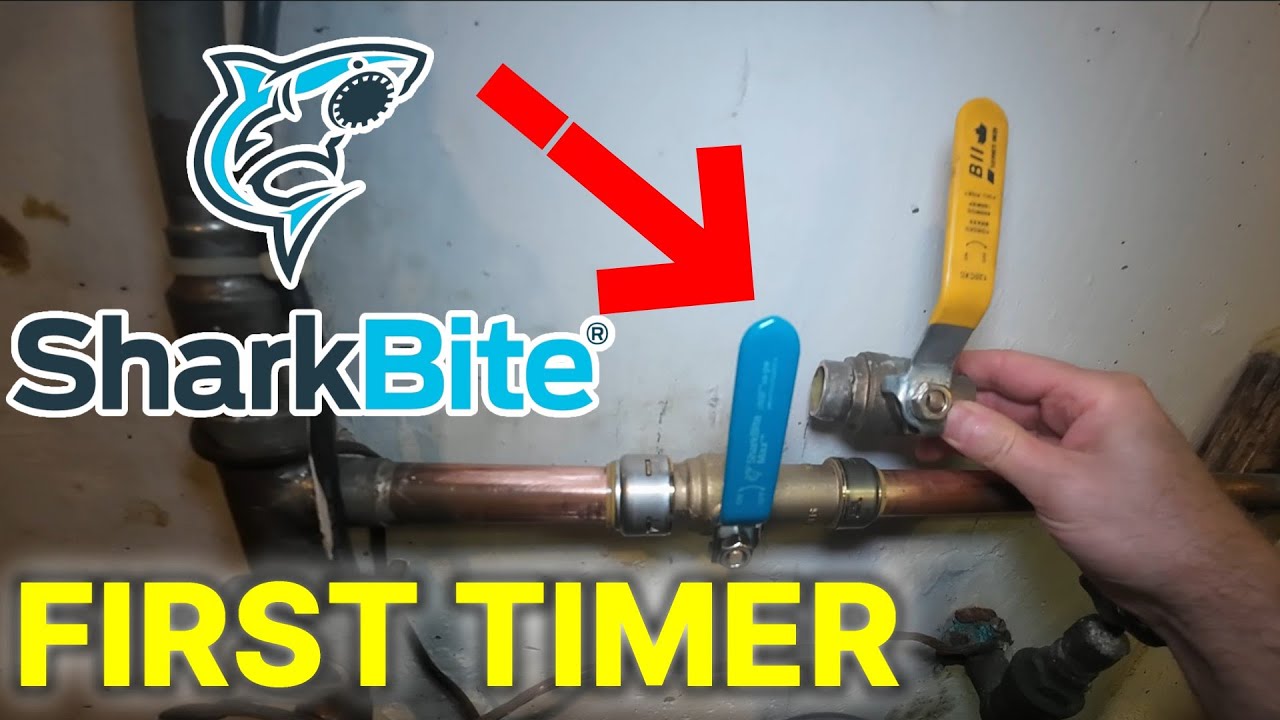 Replacing A Broken Shut Off Valve with SharkBite Push To Connect