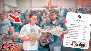 We spent $175,000 in 70 minutes At Got Sole