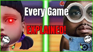 All Squid Game Challenges EXPLAINED by an Idiot