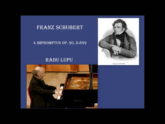 Schubert - Impromptu D.899 n°1 : Radu Lupu, piano
