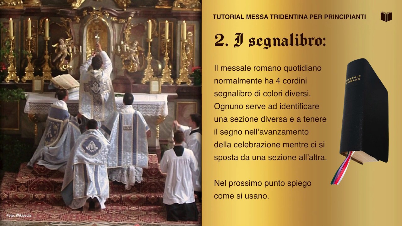 Tutorial base Messa Tridentina per principianti