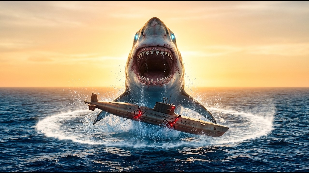 Giant Megalodon Attacks Nuclear Sub – Last Stand - The Submarine ...