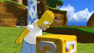 What if Homer Simpson was in Super Mario