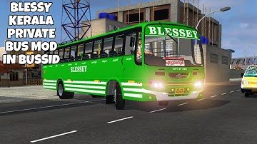 BLESSY Kerala Private Bus Mod In Bus Simulator Indonesia - Bussid Bus Mod - Bussid Car Mod - Bussid