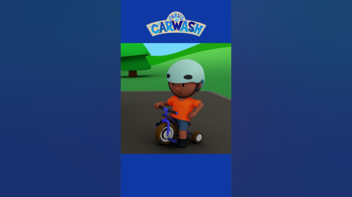 Little Billy's Bicycle is gucky! #carlscarwash #kidsvideo #kidscartoon