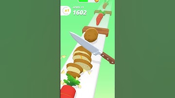 perfect slices Level 21 - gameplay walkthrough | slice cutting game | chop game #shorts #game