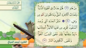 آية ٣٥ سورة الرعد مكررالقارئ أحمد الدباغ