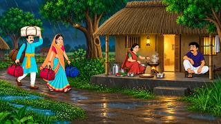 बारिश में गरीब के घर मेहमान | Hindi kahani | Hindi cartoon | Moral Stories | Emotional Story