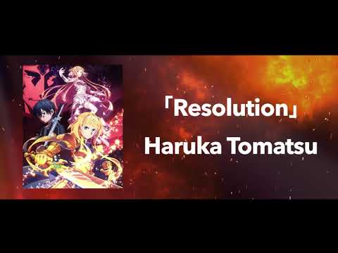 【カラオケ】ソードアート・オンライン アリシゼーション War of Underworld 戸松 遥/Resolution TVサイズver.【off vocal】