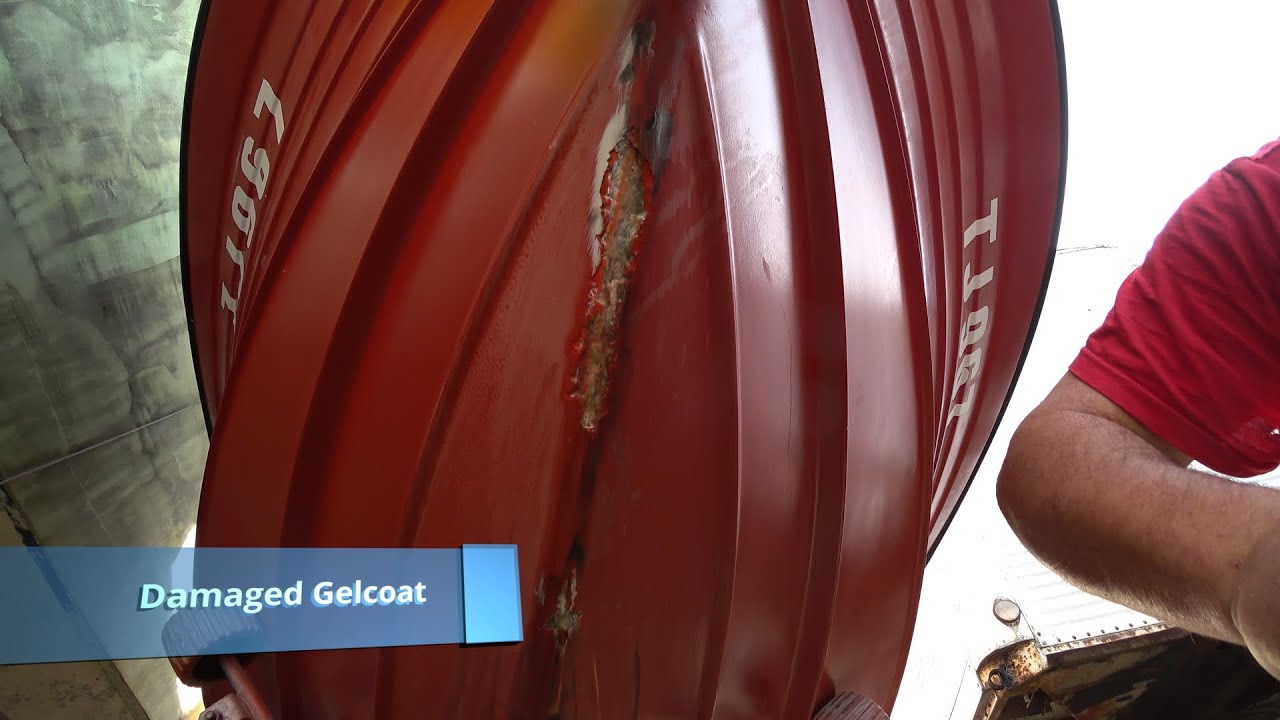 Gelcoat Repair on a Fibreglass boat YouTube