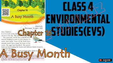 A BUSY MONTH | CLASS 4 EVS CHAPTER 16 | BY A TO Z STUDYZ