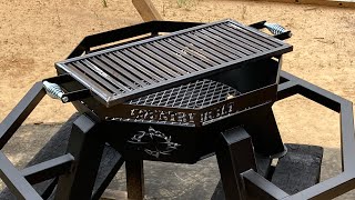 Fire pit grill build